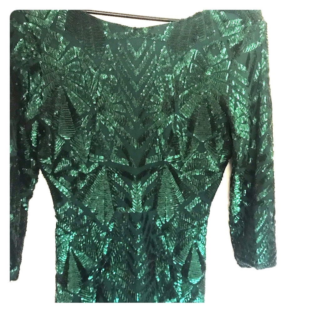 Gianni Bini Green Sequin Dress- Size M